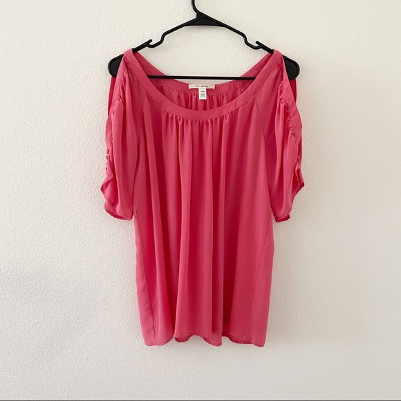 Trinity Tops - Trinity Silk Blouse Size Medium